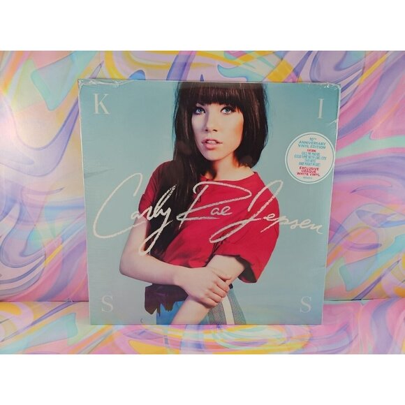 Kiss by Carly Rae Jepsen (Record, 2022) New Sealed, White 10th Anniversary Ed.